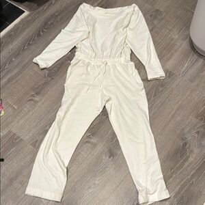 Women's Cream Jumpsuit
